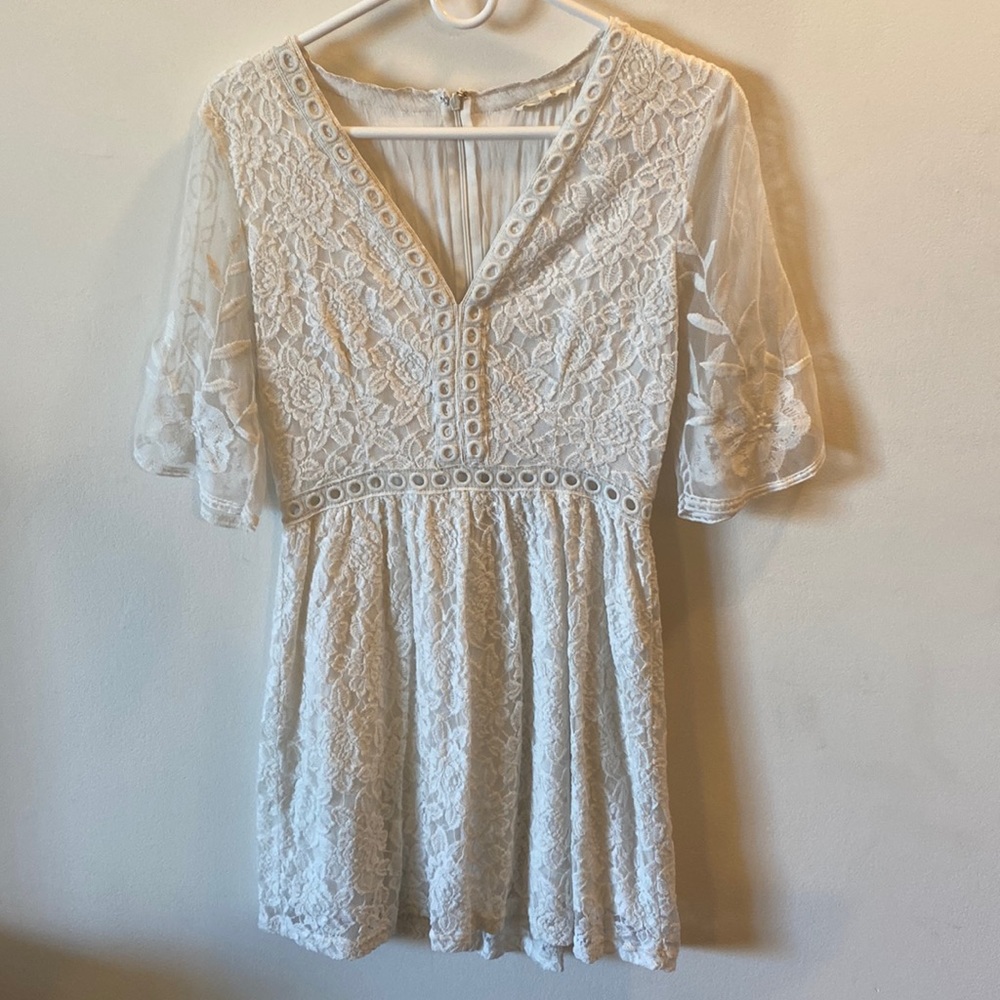 White Lace Dress